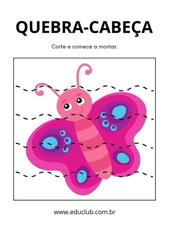 Quebra-cabeça animais da primavera | Educlub